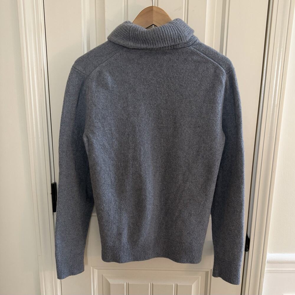 Banana Republic 100% Merino Wool Sweater Women’s Size Medium Slate Blue - Picture 6 of 10